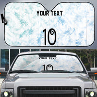 Custom New Zealand Football Auto Sun Shade The Whites-Aotearoa Inspired LT03 White - Polynesian Pride