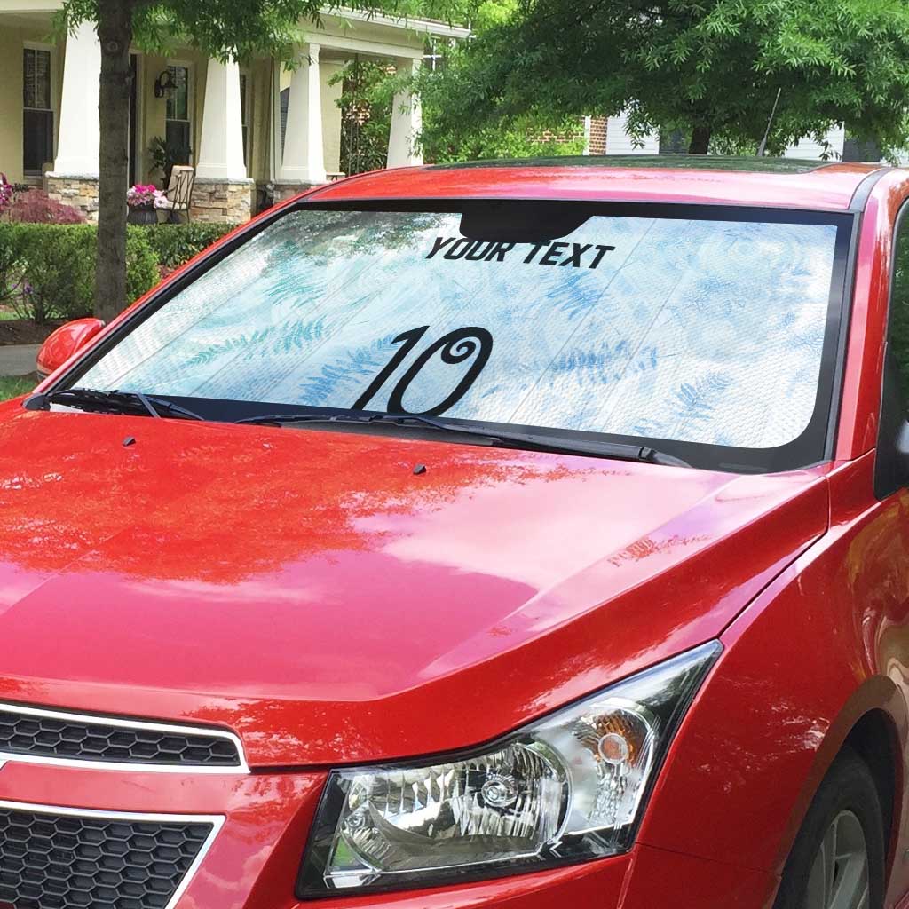 Custom New Zealand Football Auto Sun Shade The Whites-Aotearoa Inspired LT03 - Polynesian Pride