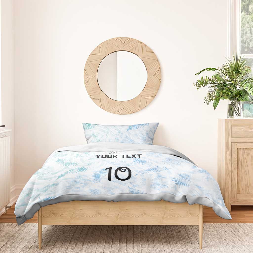 Custom New Zealand Football Bedding Set The Whites-Aotearoa Inspired LT03 - Polynesian Pride