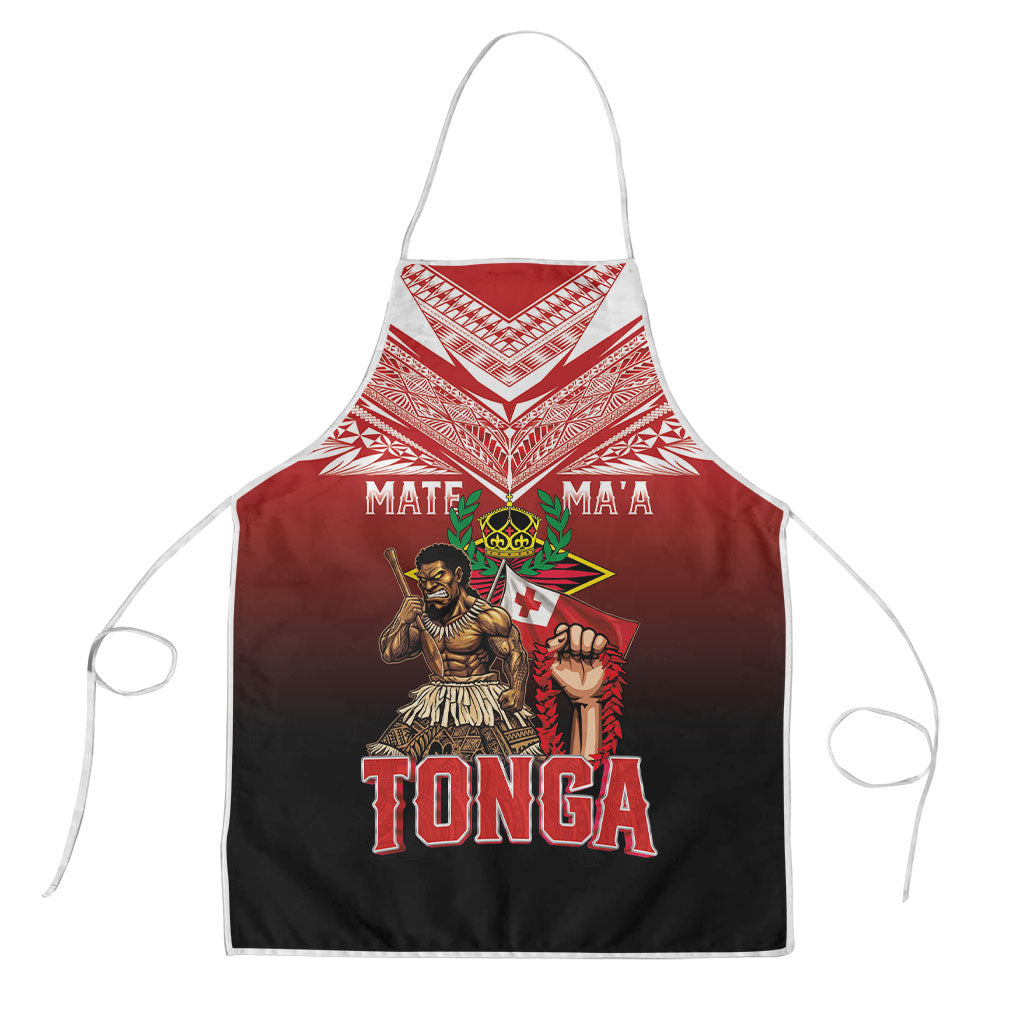 Mate Ma'a Tonga Apron Traditional Warrior and Ngatu Art Pattern