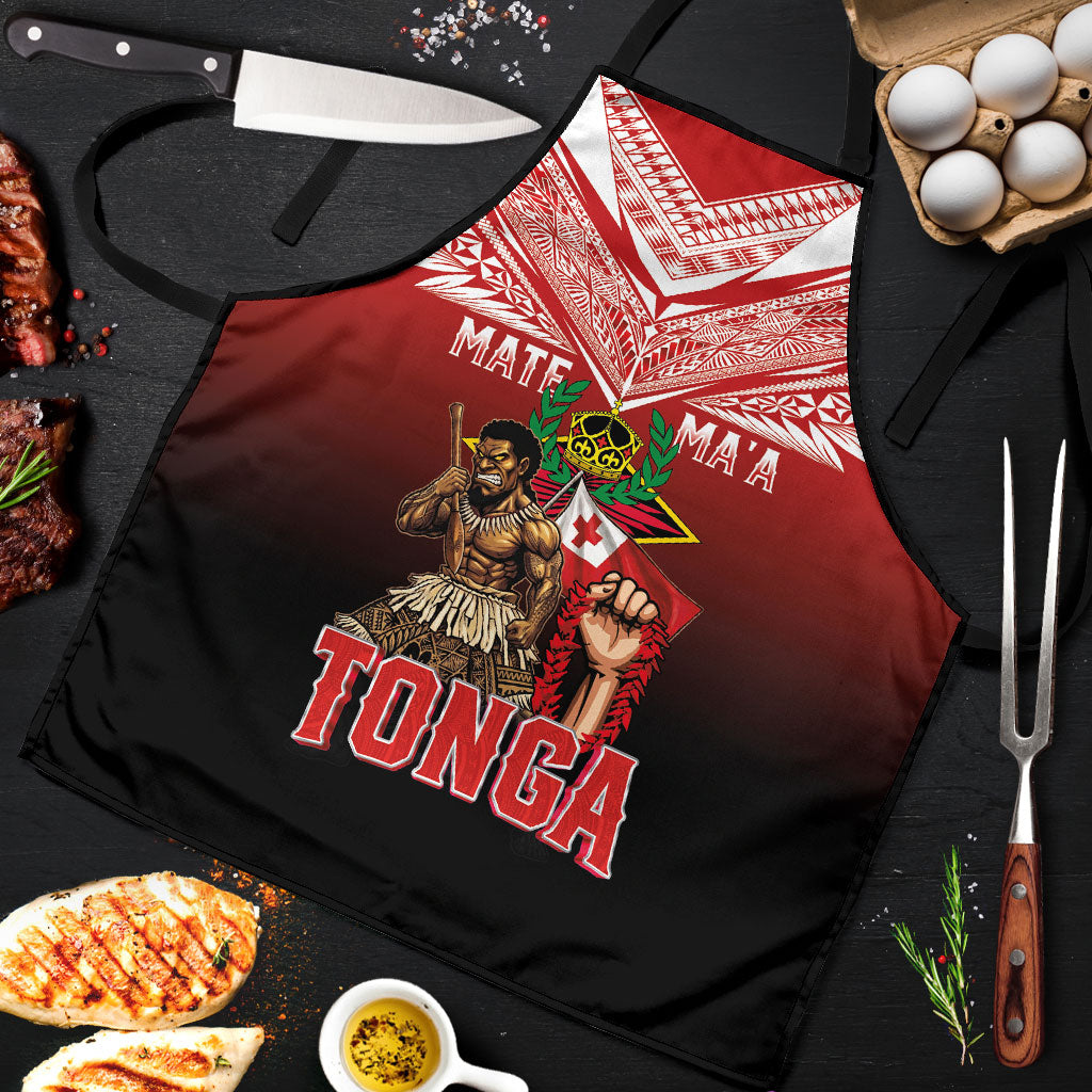 Mate Ma'a Tonga Apron Traditional Warrior and Ngatu Art Pattern