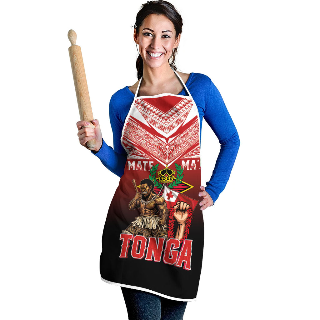 Mate Ma'a Tonga Apron Traditional Warrior and Ngatu Art Pattern