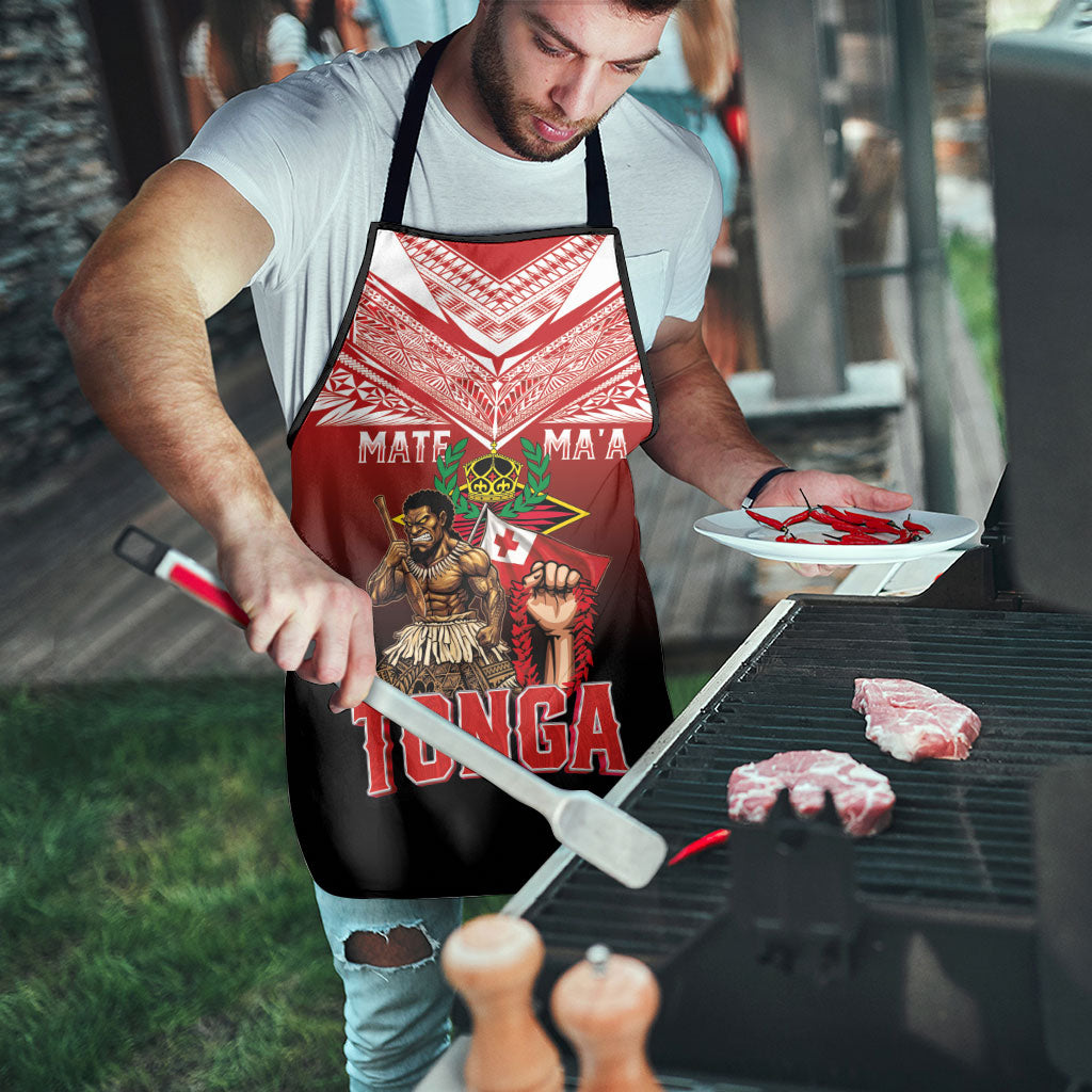 Mate Ma'a Tonga Apron Traditional Warrior and Ngatu Art Pattern