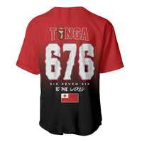 Mate Ma'a Tonga Baseball Jersey Traditional Warrior and Ngatu Art Pattern LT03 - Polynesian Pride