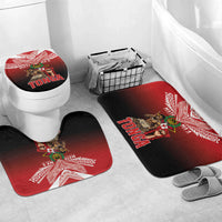 Mate Ma'a Tonga Bathroom Set Traditional Warrior and Ngatu Art Pattern