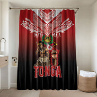 Mate Ma'a Tonga Bathroom Set Traditional Warrior and Ngatu Art Pattern