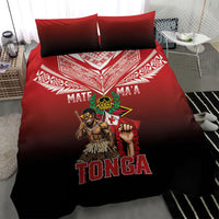 Mate Ma'a Tonga Bedding Set Traditional Warrior and Ngatu Art Pattern