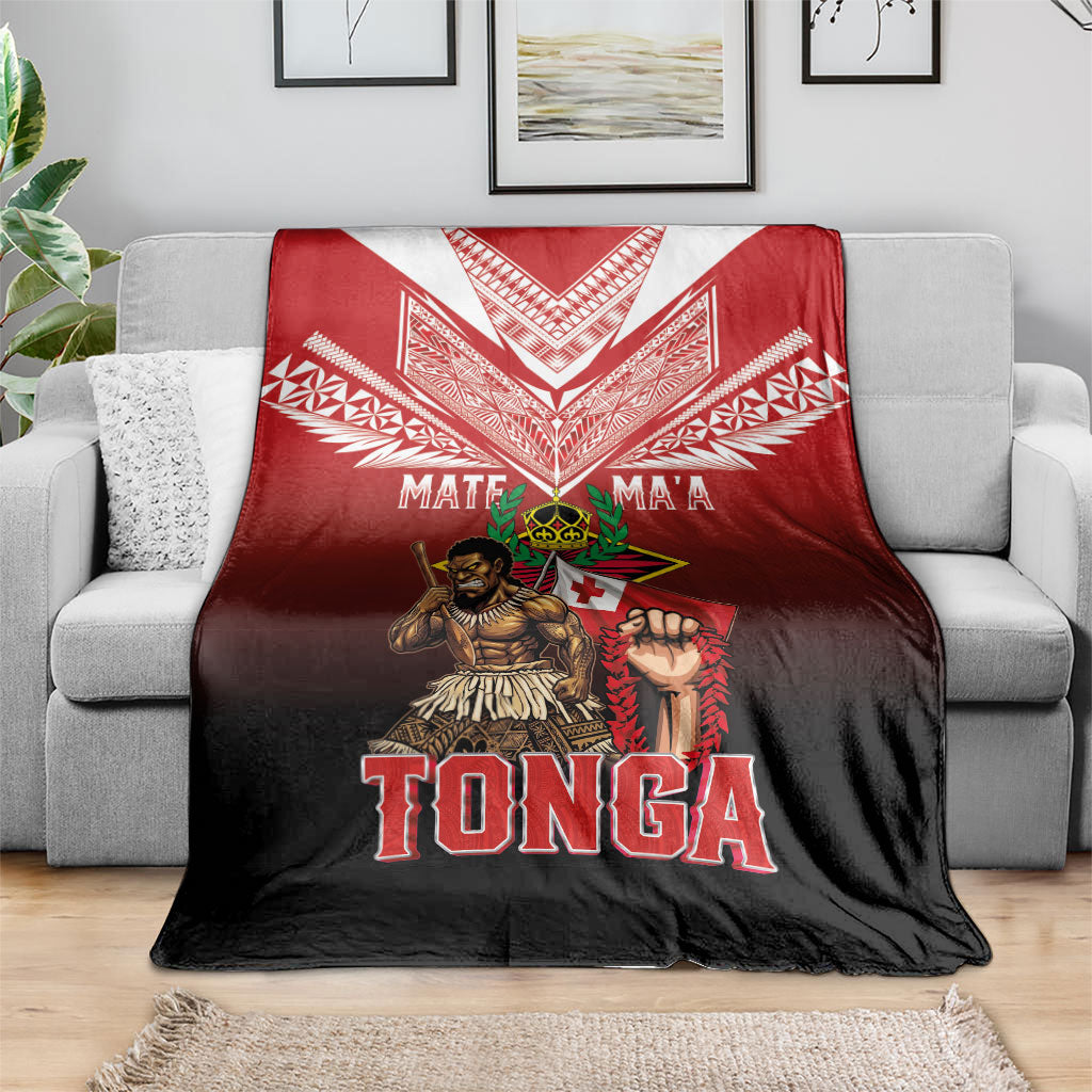Mate Ma'a Tonga Blanket Traditional Warrior and Ngatu Art Pattern