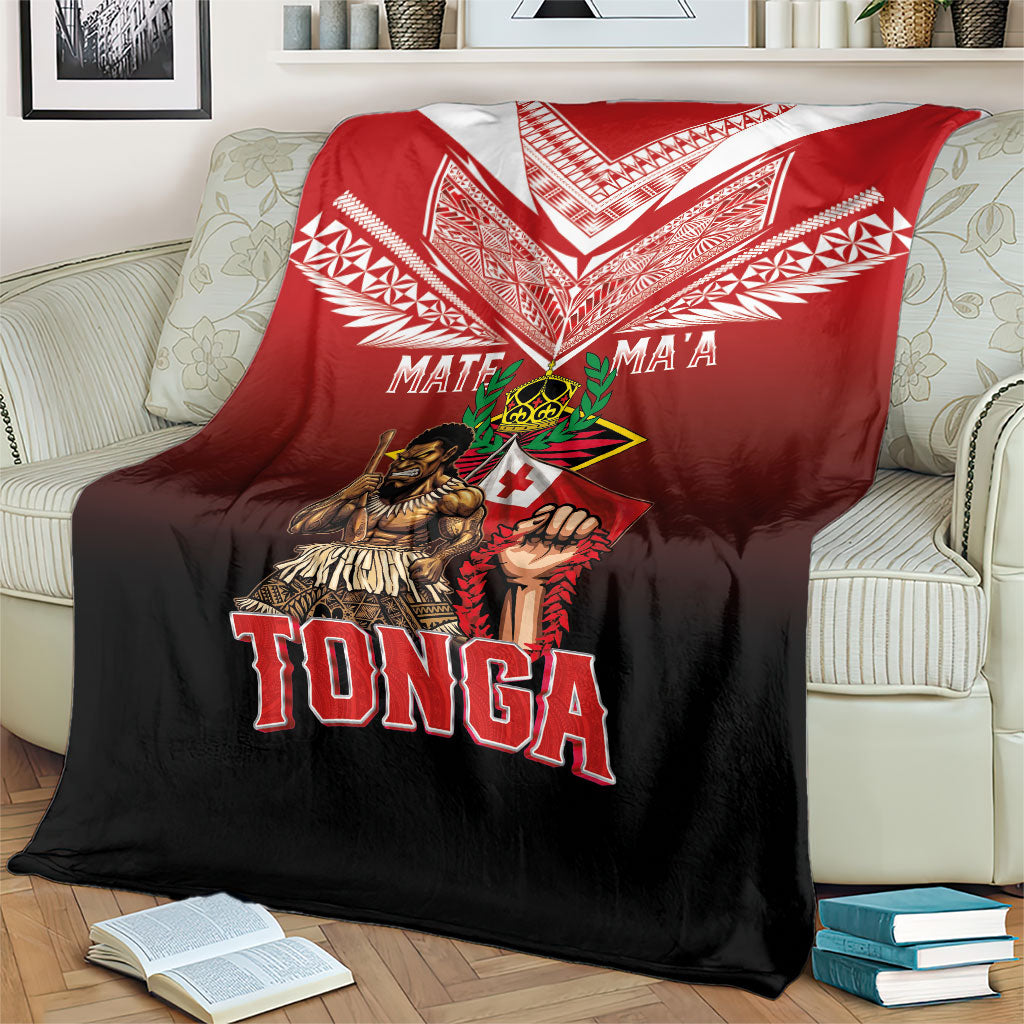 Mate Ma'a Tonga Blanket Traditional Warrior and Ngatu Art Pattern