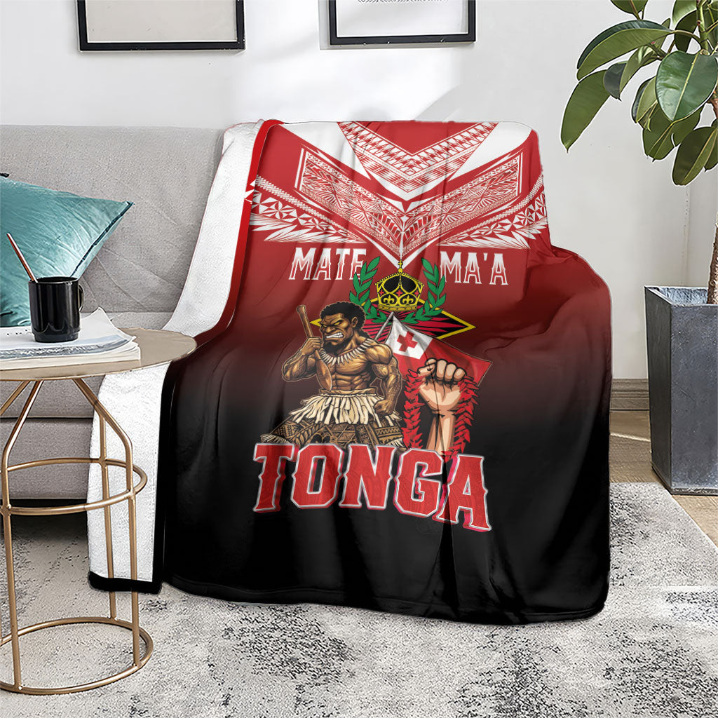 Mate Ma'a Tonga Blanket Traditional Warrior and Ngatu Art Pattern