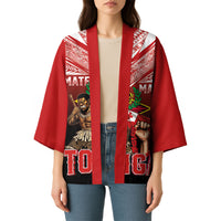 Mate Ma'a Tonga Kimono Traditional Warrior and Ngatu Art Pattern LT03 - Polynesian Pride
