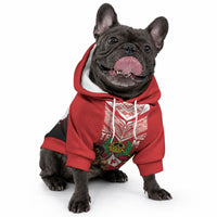 Mate Ma'a Tonga Pet Hoodie Traditional Warrior and Ngatu Art Pattern LT03 - Polynesian Pride