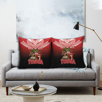 Mate Ma'a Tonga Pillow Cover Traditional Warrior and Ngatu Art Pattern