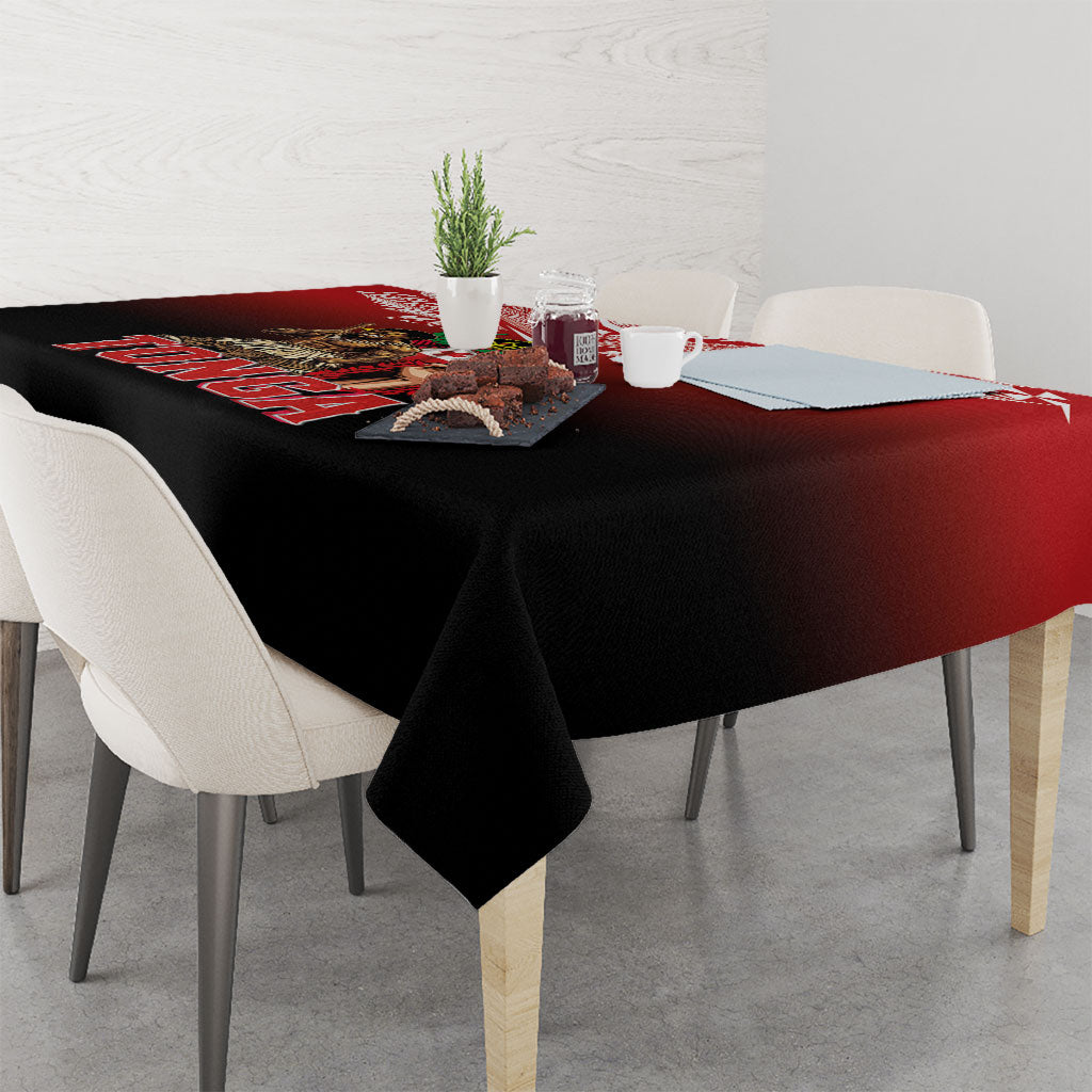 Mate Ma'a Tonga Tablecloth Traditional Warrior and Ngatu Art Pattern