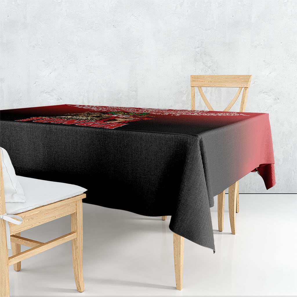 Mate Ma'a Tonga Tablecloth Traditional Warrior and Ngatu Art Pattern