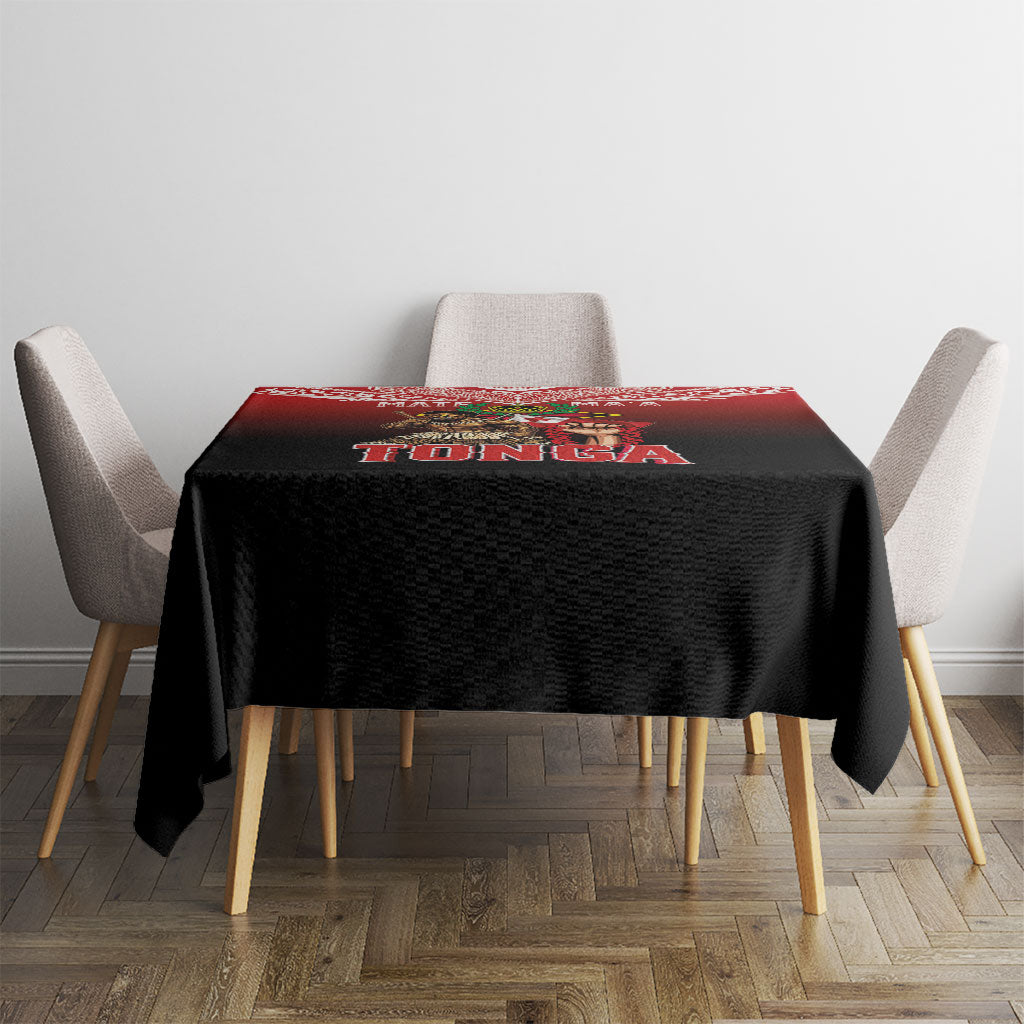 Mate Ma'a Tonga Tablecloth Traditional Warrior and Ngatu Art Pattern