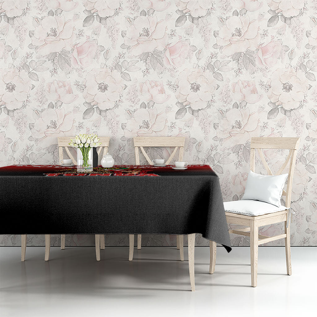 Mate Ma'a Tonga Tablecloth Traditional Warrior and Ngatu Art Pattern