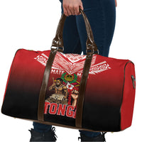 Mate Ma'a Tonga Travel Bag Traditional Warrior and Ngatu Art Pattern