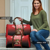 Mate Ma'a Tonga Travel Bag Traditional Warrior and Ngatu Art Pattern