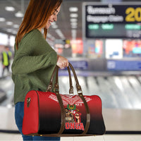 Mate Ma'a Tonga Travel Bag Traditional Warrior and Ngatu Art Pattern