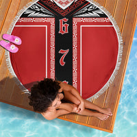 Tonga Beach Blanket Tribal Pacific Ngatu Motif