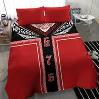 Tonga Bedding Set Tribal Pacific Ngatu Motif