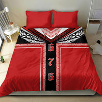 Tonga Bedding Set Tribal Pacific Ngatu Motif
