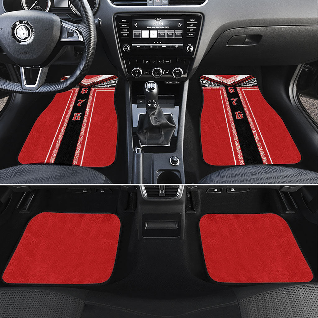 Tonga Car Mats Tribal Pacific Ngatu Motif