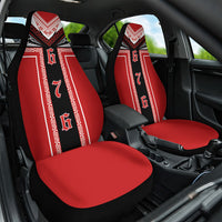 Tonga Car Seat Cover Tribal Pacific Ngatu Motif