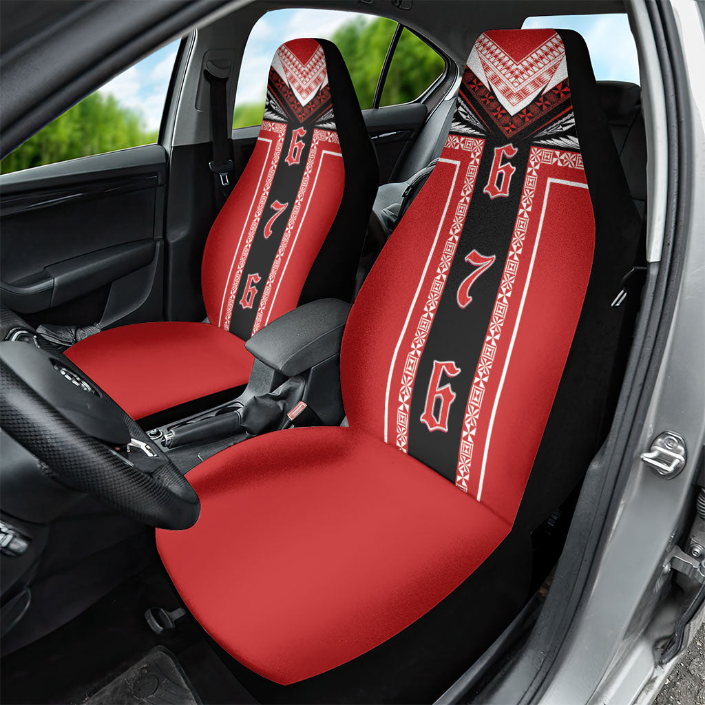 Tonga Car Seat Cover Tribal Pacific Ngatu Motif