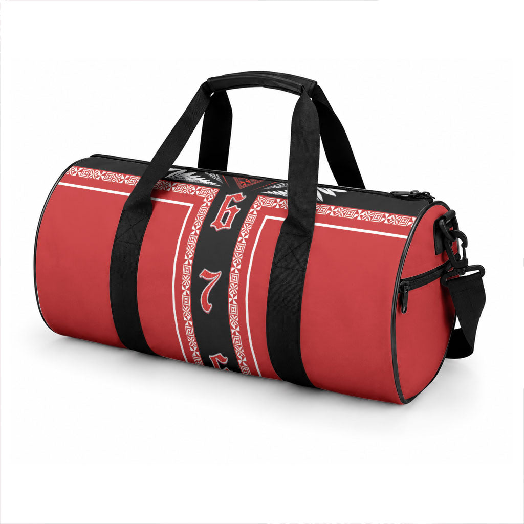Tonga Duffle Bag Tribal Pacific Ngatu Motif