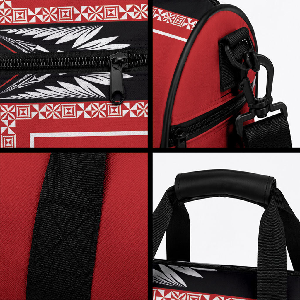Tonga Duffle Bag Tribal Pacific Ngatu Motif