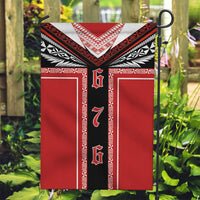 Tonga Garden Flag Tribal Pacific Ngatu Motif