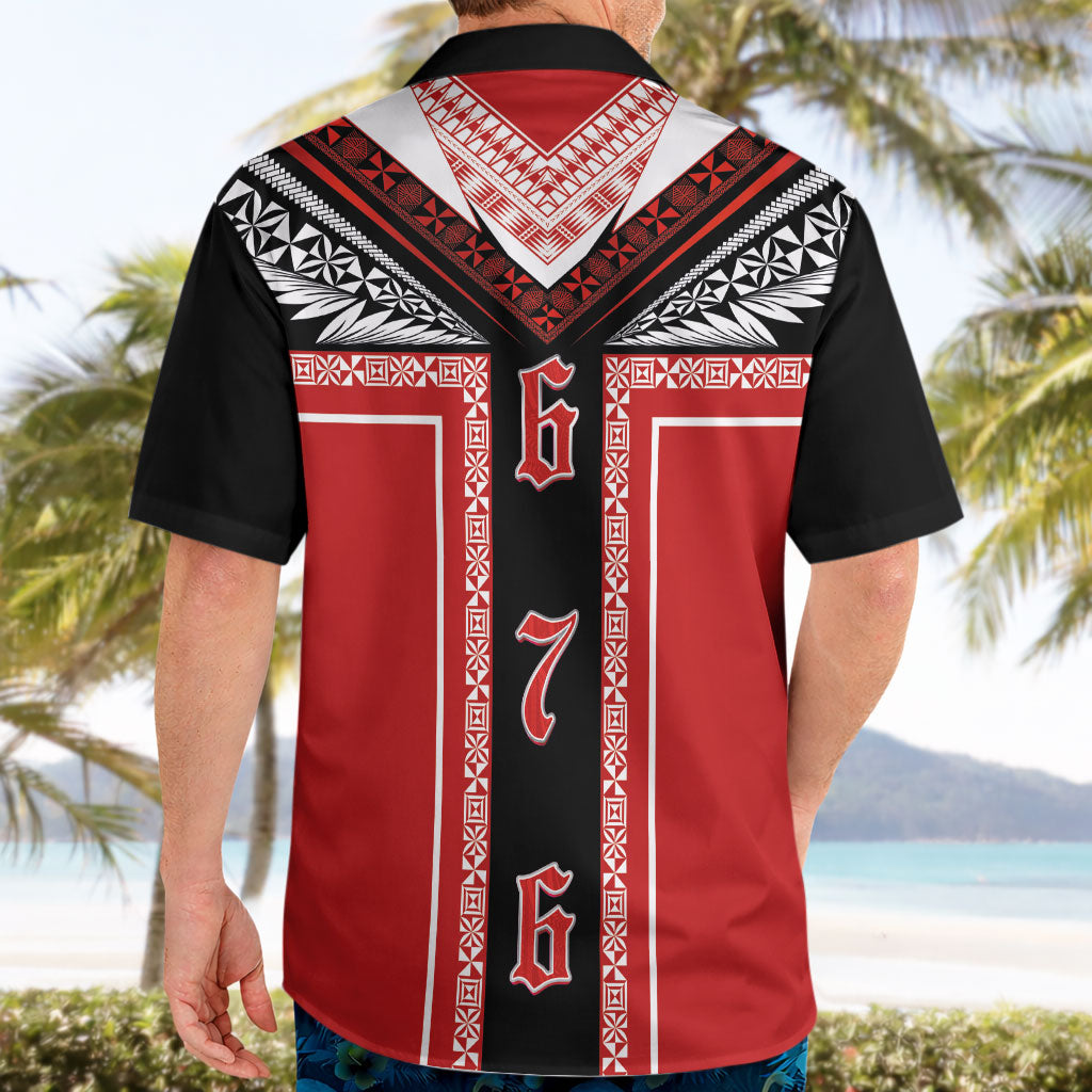 Tonga Hawaiian Shirt Tribal Pacific Ngatu Motif LT03 - Polynesian Pride