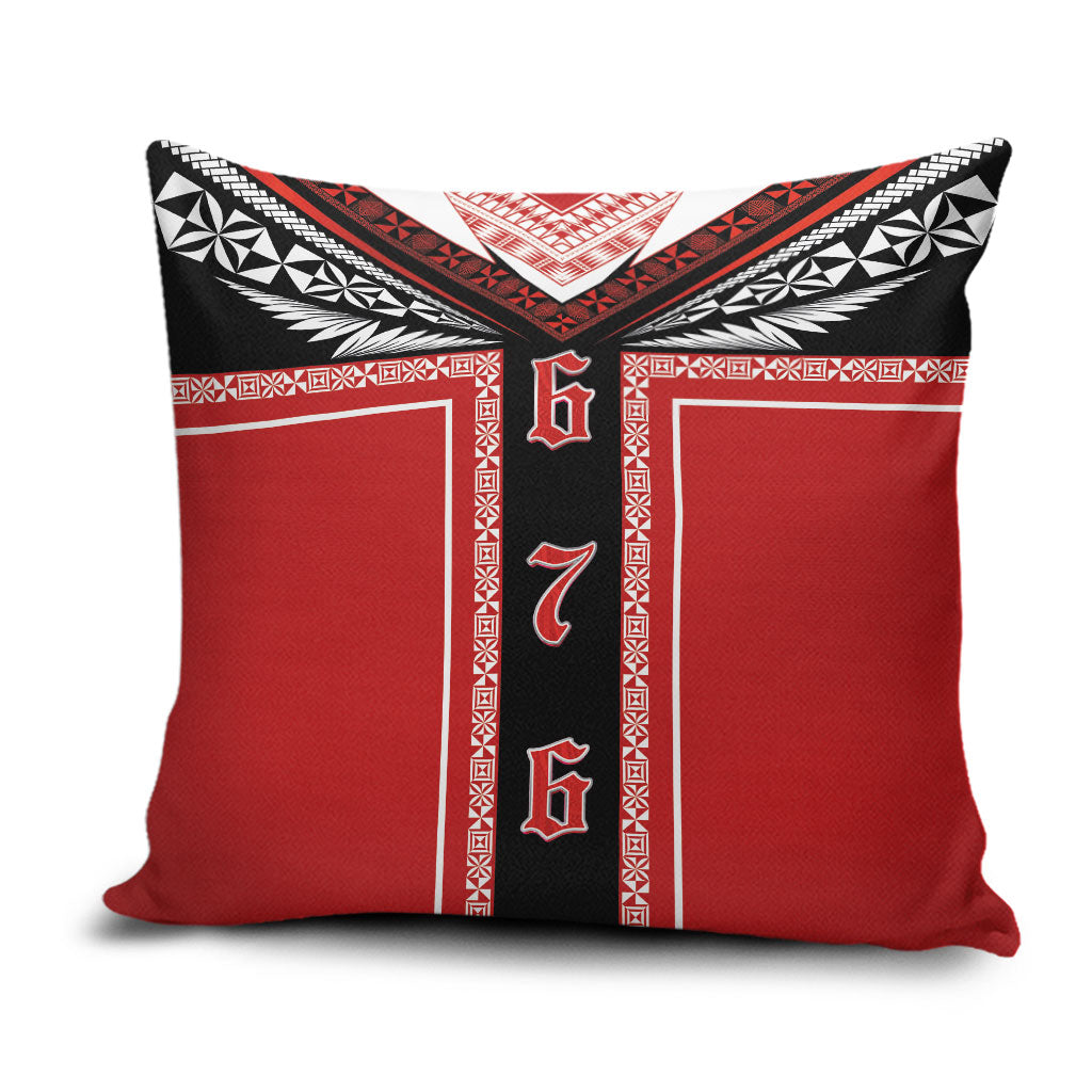 Tonga Pillow Cover Tribal Pacific Ngatu Motif