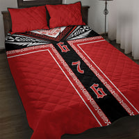 Tonga Quilt Bed Set Tribal Pacific Ngatu Motif