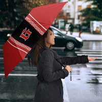 Tonga Umbrella Tribal Pacific Ngatu Motif