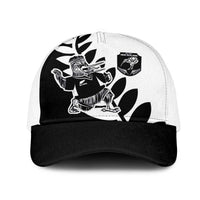 Aotearoa Rugby League Mesh Trucker Cap Kiwi Haka and Fern - Sporty Style LT03 One Size White Black - Polynesian Pride
