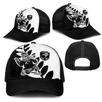 Aotearoa Rugby League Mesh Trucker Cap Kiwi Haka and Fern - Sporty Style LT03 - Polynesian Pride