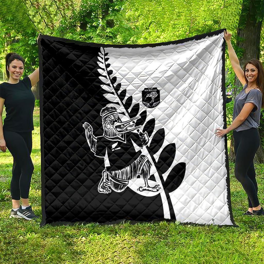 Aotearoa Rugby League Quilt Kiwi Haka and Fern - Sporty Style LT03 - Polynesian Pride
