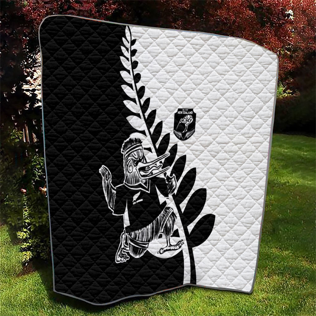 Aotearoa Rugby League Quilt Kiwi Haka and Fern - Sporty Style LT03 - Polynesian Pride