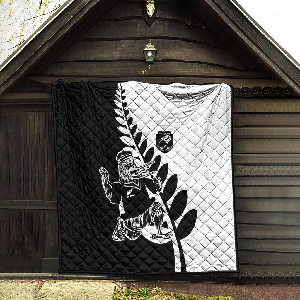 Aotearoa Rugby League Quilt Kiwi Haka and Fern - Sporty Style LT03 - Polynesian Pride