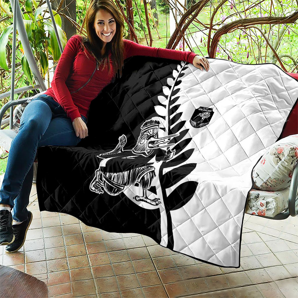 Aotearoa Rugby League Quilt Kiwi Haka and Fern - Sporty Style LT03 - Polynesian Pride