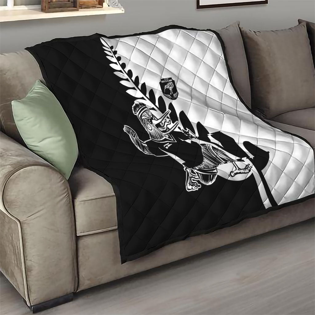 Aotearoa Rugby League Quilt Kiwi Haka and Fern - Sporty Style LT03 - Polynesian Pride