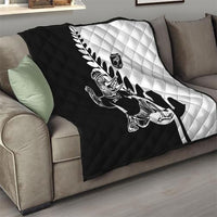 Aotearoa Rugby League Quilt Kiwi Haka and Fern - Sporty Style LT03 - Polynesian Pride