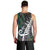 New Zealand Men Tank Top Aotearoa Symbols With Silver Fern LT03 - Polynesian Pride