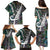 Personalized New Zealand Family Matching Puletasi Dress and Hawaiian Shirt Aotearoa Symbols With Silver Fern LT03 - Polynesian Pride