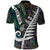 Personalized New Zealand Polo Shirt Aotearoa Symbols With Silver Fern LT03 - Polynesian Pride