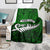 Personalized New Zealand Blanket Silver Fern and Maori Symbols Papua Shell Green Style LT03 - Polynesian Pride