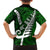 Personalized New Zealand Family Matching Long Sleeve Bodycon Dress and Hawaiian Shirt Silver Fern and Maori Symbols Papua Shell Green Style LT03 - Polynesian Pride